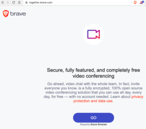 Brave Zoom Call for Free